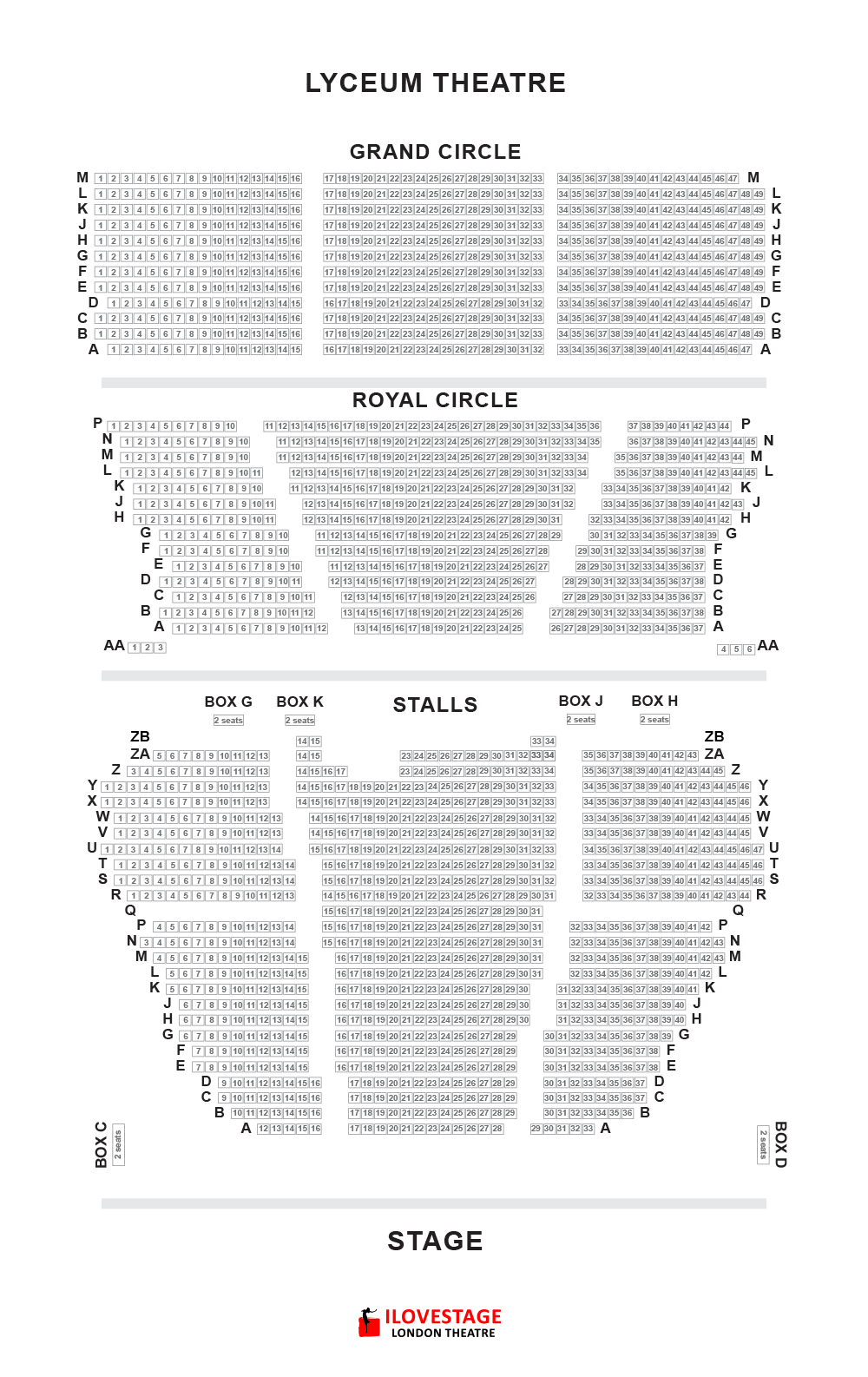 Lion King Theatre Seating Chart